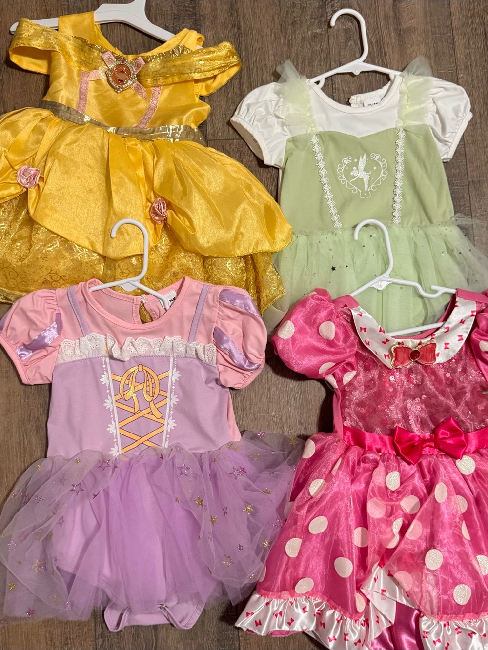 Disney Princess & Character Dress-Up Set - Yellow, Green, Lavender, Pink